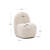 Poltrona per bambini Bucky in tessuto bouclé bianco FSC 100%