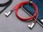 CB-CMD37 Red OEM nylonowy kabel USB C - USB C | 1m | 3A | 60W PD | 20V