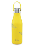 Ohelo Water Bottle 500ml Vacuum Insulated Stainless Steel - Yellow Bee