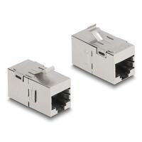 Delock Keystone Modul RJ45 Buchse zu RJ45 Buchse Cat.6A