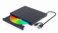 Gembird DVD-USB-03 optikai meghajtó DVD±RW Fekete