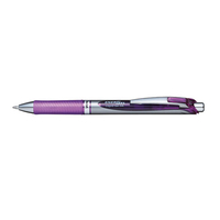 Pentel BL80-VX stylo roller Stylo à bille retractable avec clip Violet 1 pièce(s)