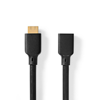 Nedis CVGB35090BK20 cable HDMI 2 m HDMI tipo A (Estándar) Negro