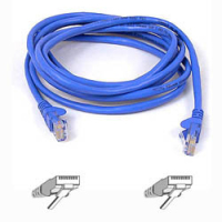 Belkin Cable patch CAT5 RJ45 snagless 1m blue Netzwerkkabel Blau