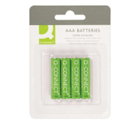 Q-CONNECT 4 x AAA Wegwerpbatterij Alkaline