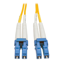 Tripp Lite N370-03M InfiniBand/fibre optic cable 3 M LC OFNR OS2 Kék, Fehér, Sárga