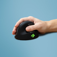 R-Go Tools Ergonomische muis R-Go HE Break met pauzesoftware, small (handlengte ˂165 mm), rechtshandig, 3-in-1 connectie, zwart