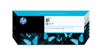 HP 81 barwnikowy wkład atramentowy błękitny 680 ml