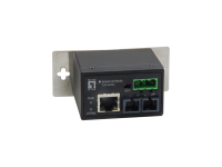 LevelOne IEC-4002 convertisseur de support réseau 100 Mbit/s Multimode Noir