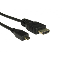 Cables Direct CDLHD4-MICRO030 HDMI cable 3 m HDMI Type A (Standard) HDMI Type D (Micro) Black
