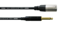 Cordial CCM 5 MP audio cable 5 m XLR (3-pin) 6.35mm Black