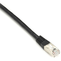 Black Box Cat5e 25ft hálózati kábel Fekete 7,6 M S/FTP (S-STP)