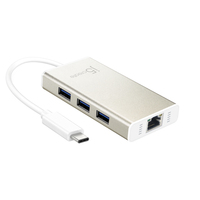 j5create JCH471-N USB-C™ Gigabit Ethernet y concentrador multiadaptador