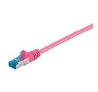 Microconnect SFTP6A15PI networking cable Pink 15 m Cat6a S/FTP (S-STP)