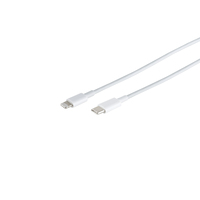 S/CONN 14-13052 Lightning-Kabel 1,5 m Weiß