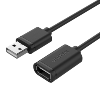 UNITEK Y-C450GBK USB Kabel 2 m USB 2.0 USB A Schwarz