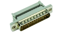 Harting 09 66 128 7700 kabel-connector D-Sub 9-pin M Grijs, Metallic