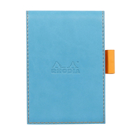 Rhodia Notepad cover + notepad N°11 quaderno per scrivere A7 80 fogli Blu