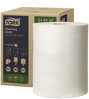 Tork 510137 cleaning cloth Cellulose, Polyester, Polypropylene (PP) White 1 pc(s)