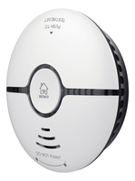 Deltaco SMART HOME WiFi smoke alarm, sound & light Luchtkwaliteit detector Koppelbaar Draadloze verbindingen