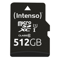 Intenso microSD 512GB UHS-I Perf CL10| Performance Klasa 10
