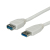VALUE 0.8m USB 3.0 USB kábel 0,8 M USB 3.2 Gen 1 (3.1 Gen 1) USB A USB B Szürke