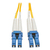 Tripp Lite N370-03M InfiniBand/fibre optic cable 3 m LC OFNR OS2 Blauw, Wit, Geel