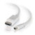 C2G 54298 DisplayPort cable 1.83 m Mini DisplayPort White