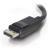 C2G 54400 DisplayPort-Kabel 0,91 m Schwarz
