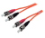 S-Conn 3m ST/ST Glasfaserkabel OM2 Grau, Orange