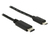 DeLOCK 0.5m, USB2.0-C/USB2.0 Micro-B kabel USB 0,5 m Micro-USB B USB C Czarny
