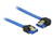 DeLOCK 84985 SATA-kabel 0,5 m SATA 7-pin Zwart, Blauw