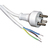 ROLINE 30.17.9004 câble électrique Blanc 1 m Prise d'alimentation type K