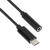 VCOM CU441 mobile phone cable Black 0.12 m USB C 3.5mm