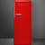 Smeg FAB28RRD5UK combi-fridge Freestanding 270 L D Red