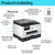 HP OfficeJet Pro HP 9132e All-in-One printer, Kleur, Printer voor Kleine en middelgrote ondernemingen, Printen, kopiëren, scannen, faxen, draadloos; HP+; geschikt voor HP Instan...