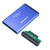 Gembird EE2-U3S-2-B storage drive enclosure HDD enclosure Blue 2.5"