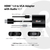 CLUB3D CAC-1302 Videokabel-Adapter 0,5 m HDMI Typ A (Standard) VGA (D-Sub) Schwarz