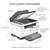 HP LaserJet MFP M234sdn Drucker, Schwarzweiß, Drucker für Kleine Büros, Drucken, Kopieren, Scannen, Scannen an E-Mail; Scannen an PDF; Kompakte Größe; Energieeffizient; Schnelle...
