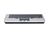 Mousetrapper Alpha klawiatura Dołączona myszka USB + Bluetooth QWERTY Skandynawia Srebrny
