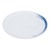 Platte oval coup 38 cm - Form: Simply Coup -, Dekor 79930 Pinselstriche blau -