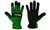 Bradas Gants de travail verde, noir/vert, XL (60030032)