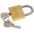 ABUS Messing, Edelstahl Vorhängeschloss mit Schlüssel gleichschließend, Bügel-Ø 6.5mm x 22mm