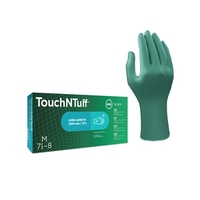 Ansell 92-605 Ambidextrous Nitrile Powder Free Gloves 12'' [100] - Size MED 7.5-8