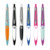 Kugelschreiber Gel my.pen schwarz/weiß lose, Druckmechanik, M, blau