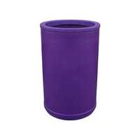 Universal Open Top Litter Bin - 90 Litre - Purple (10-14 working days) - Plastic Liner