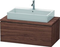 DURAVIT LC581902121 Konsolenunterschrank L-CUBE 400 x 1020 x 547 mm nussbaum dun