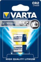 Varta Photobatterie CR2 6206301402 Lithium 3V / 880mAh 2er Blister