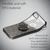 NALIA Custodia con Anello compatibile con iPhone 8, Glitter Silicone Cover 360 Gradi Protettiva Rotazione Kickstand, Slim Morbido Sottile Cellulare Protezione Gel Case Bumper Rosso
