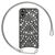 NALIA Glitter Cover con Cordino compatibile con iPhone XS Max Custodia, Protettiva Diamante Copertura & Girocollo, Sottile Necklace Case Silicone Bumper Resistente Antiurto Skin...